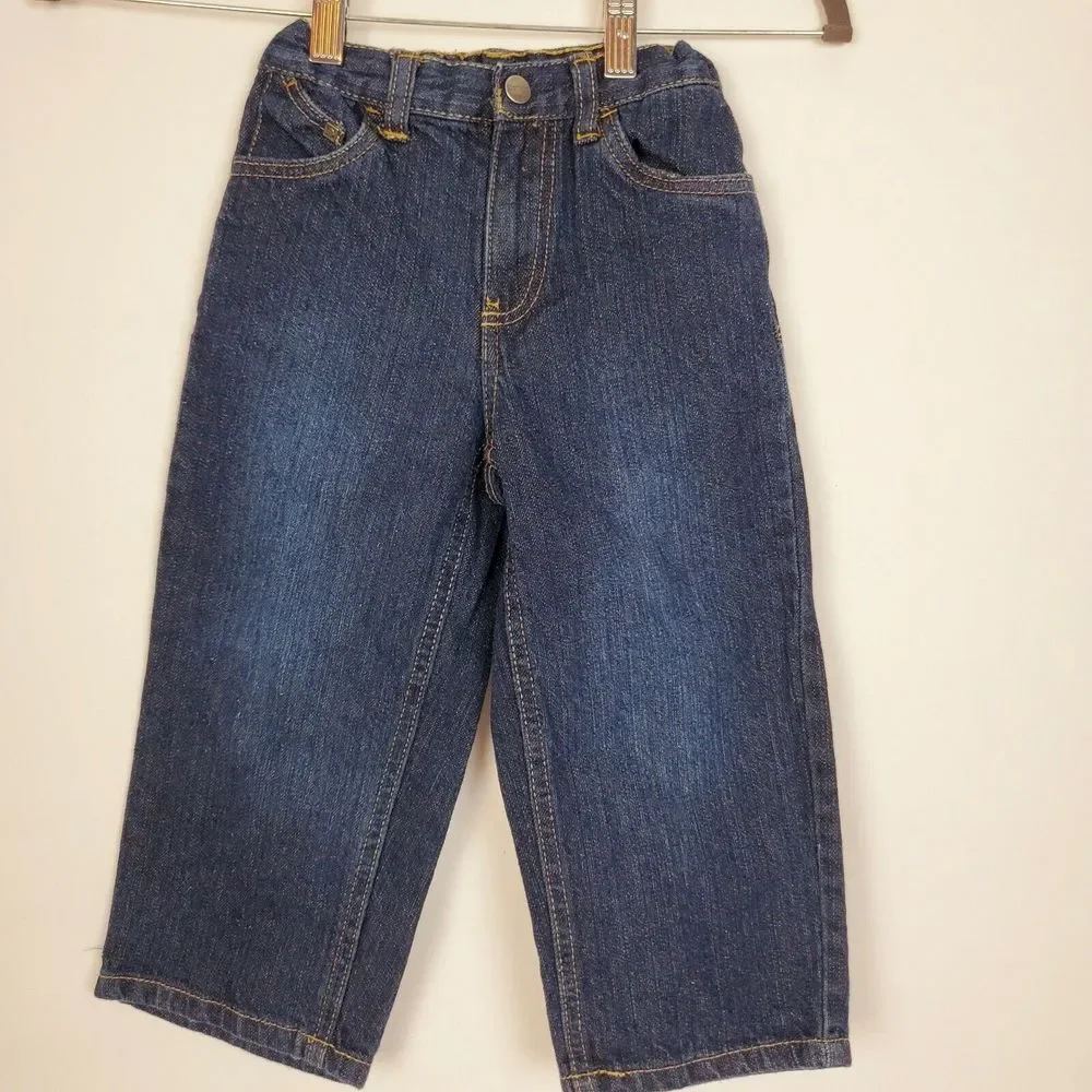 Kenneth Cole Reaction Toddler Boys‎ Dark Wash Jeans Size 3T